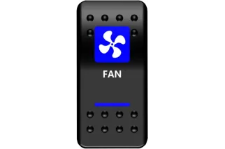 SWITCH FAN POWER BLUE