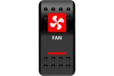 SWITCH FAN POWER RED