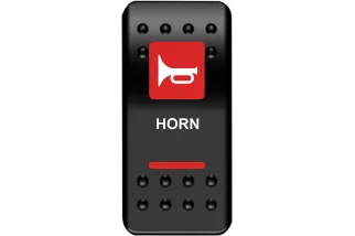 SWITCH ROCKER HORN-RED