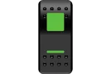 SWITCH ROCKER ON/OFF GRN