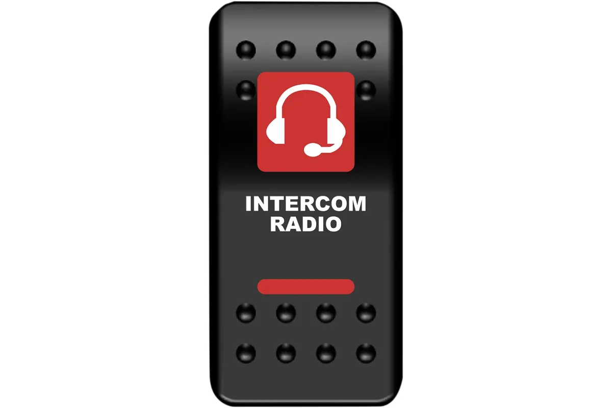 SWITCH ROCKER INTERCOM RD