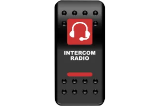 SWITCH ROCKER INTERCOM RD