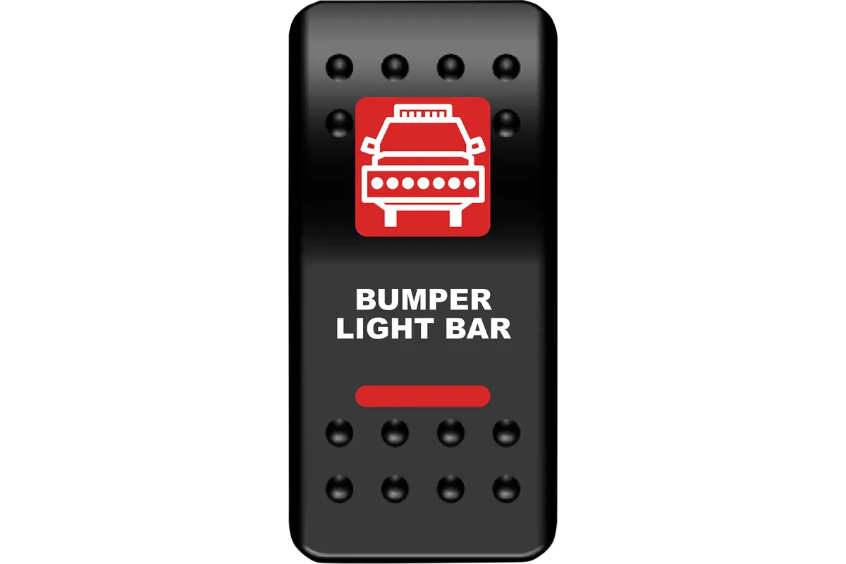 SWITCH RKR BMPR LGHTBR RD