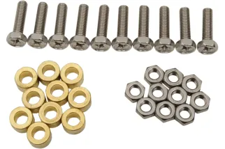 BOLT/NUT SET BATT 6X22SS