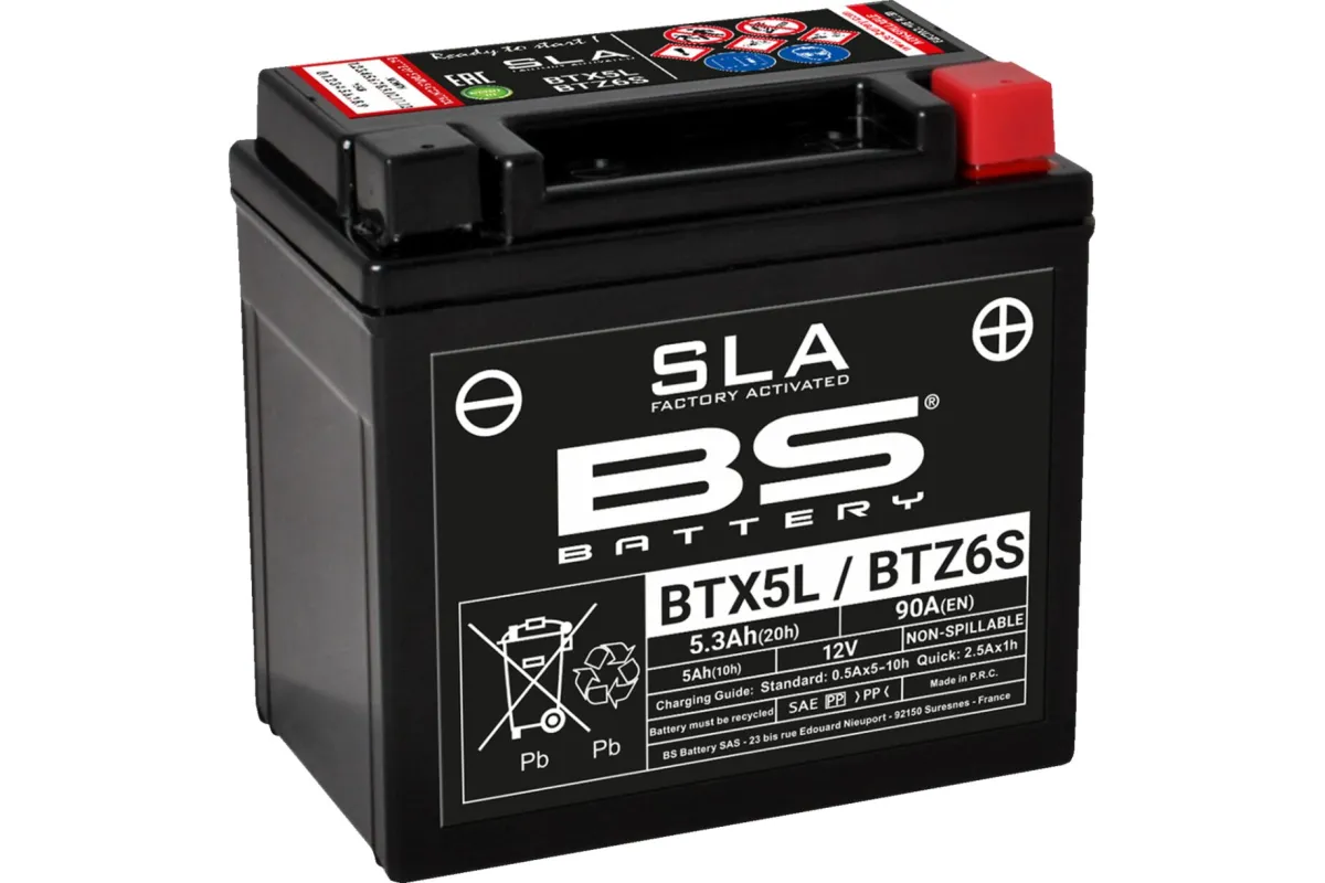 BATTERY BS BTX5L/BTZ6S