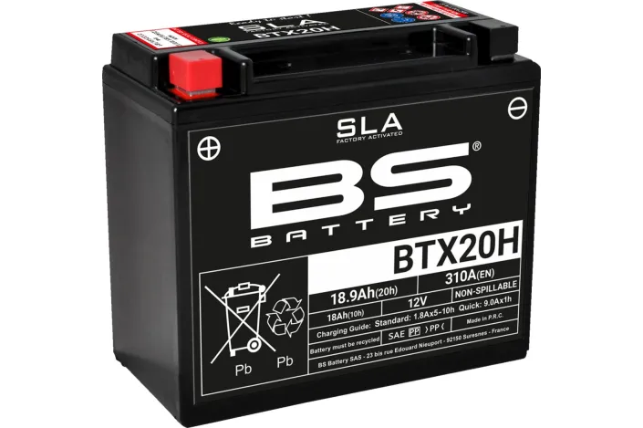 BATTERY BS BTX20H SLA