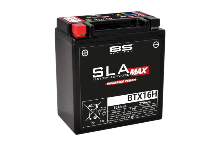 BATTERY BS BTX16H SLA-MAX