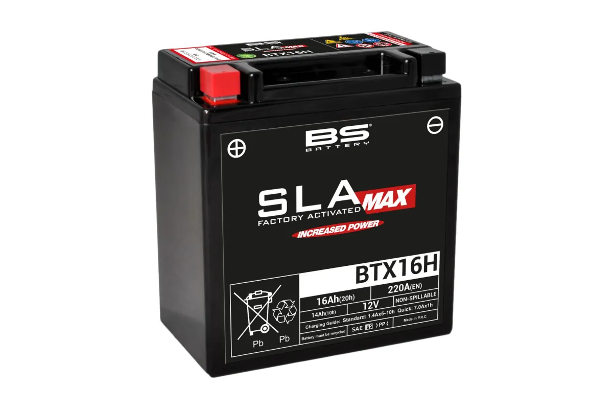 BATTERY BS BTX16H SLA-MAX