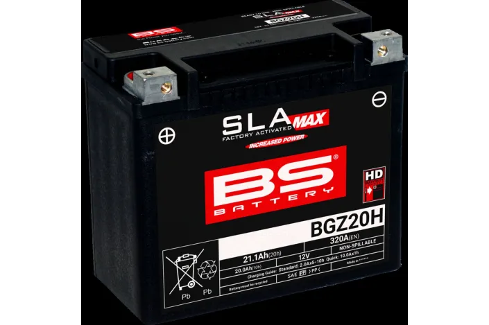 BATTERY BS BGZ20H SLA MAX