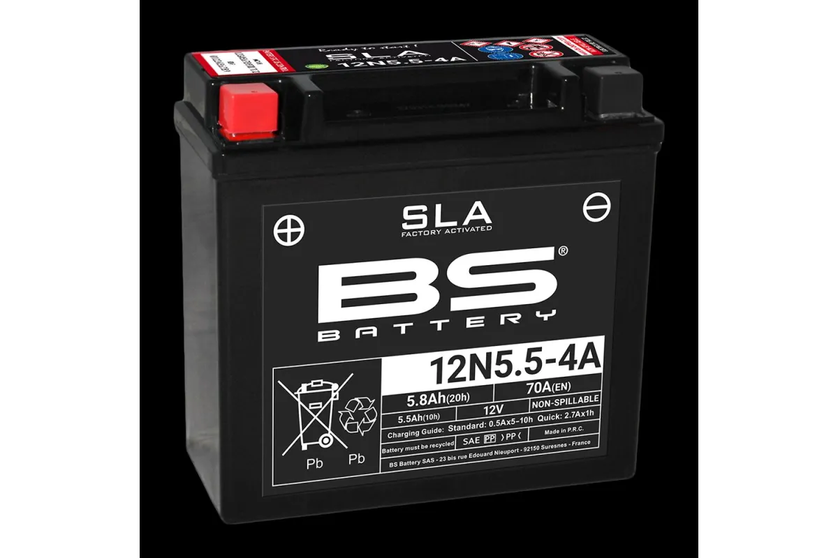 BATTERY BS 12N5.5-4A/4B