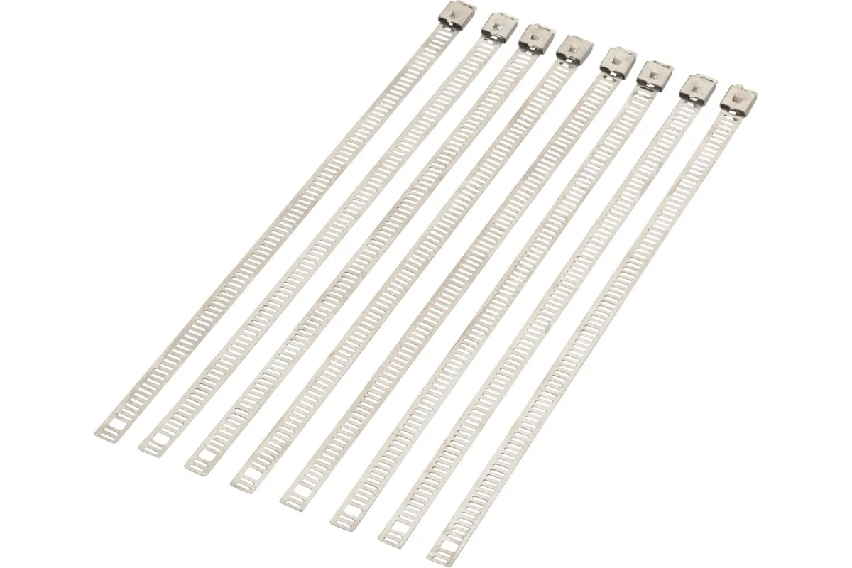 CABLE TIE SILVER 8 8PK