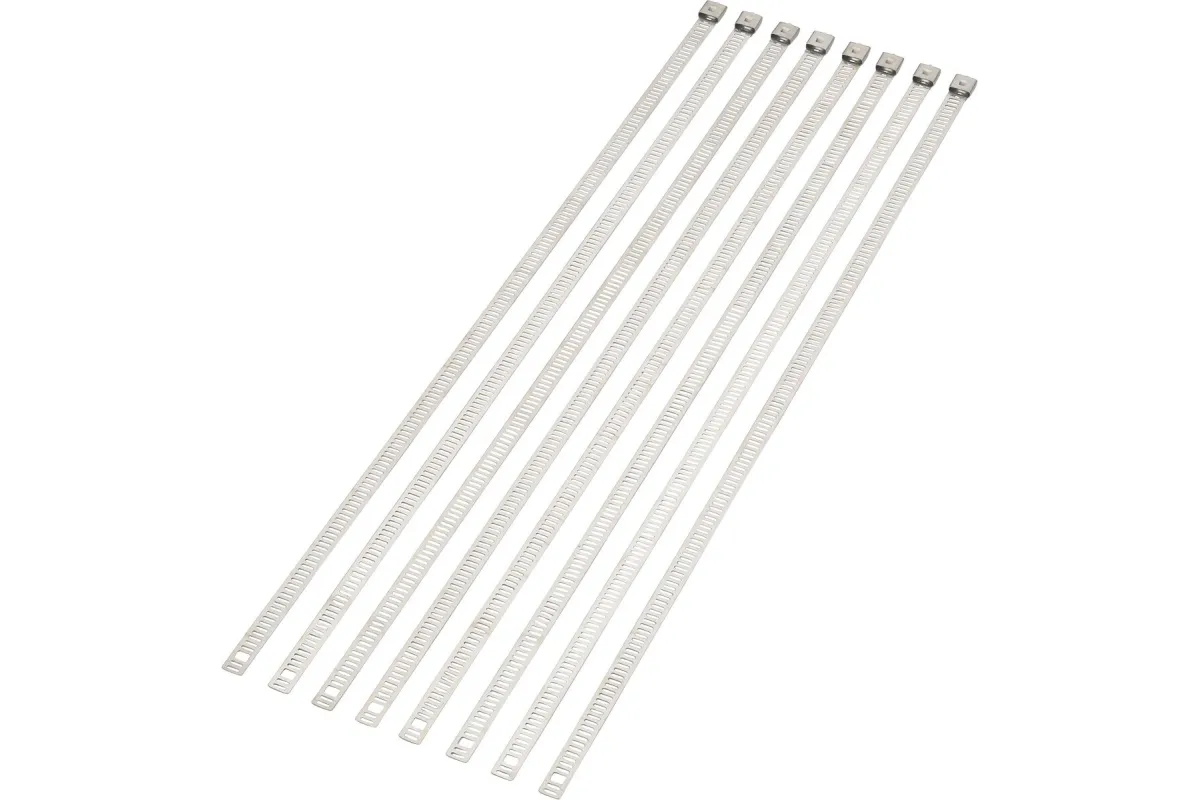 CABLE TIE SILVER 14 8PK
