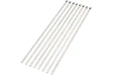 CABLE TIE SILVER 14 8PK