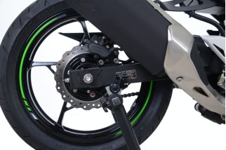 Pions de bras oscillant R&G RACING noir Kawasaki Ninja 400