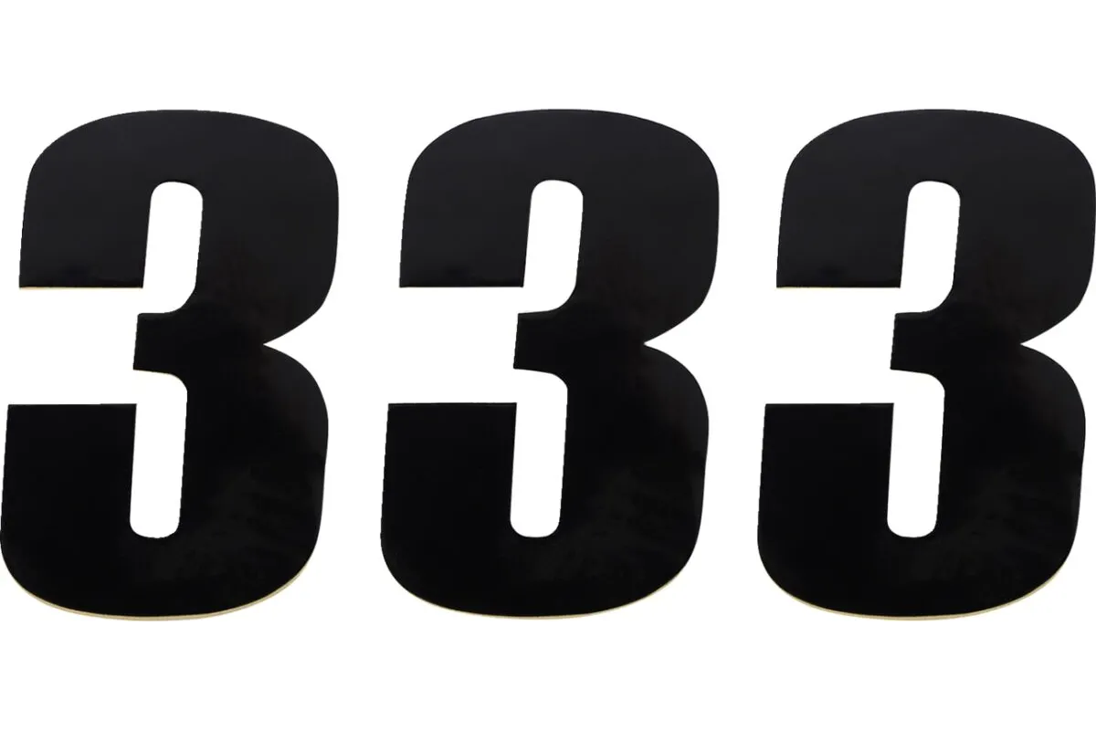 NUMBER MSE 3 4.5 BLACK