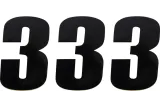 NUMBER MSE 3 4.5 BLACK
