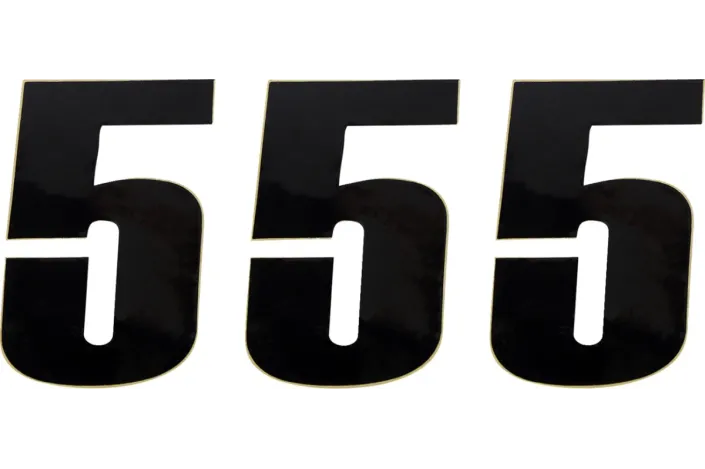 NUMBER MSE 5 4.5 BLACK