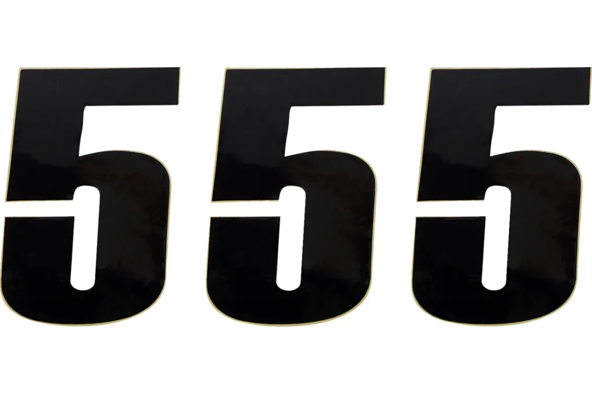 NUMBER MSE 5 4.5 BLACK