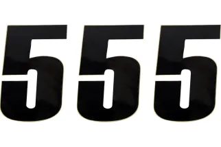 NUMBER MSE 5 4.5 BLACK
