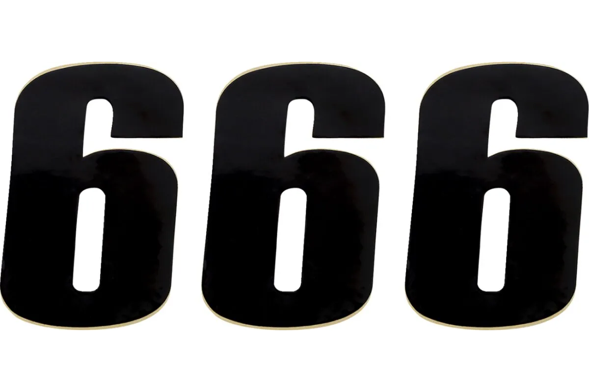 NUMBER MSE 6 4.5 BLACK