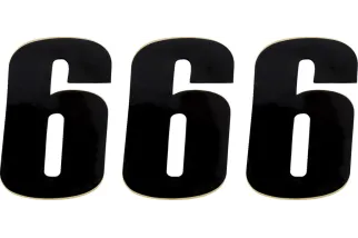 NUMBER MSE 6 4.5 BLACK
