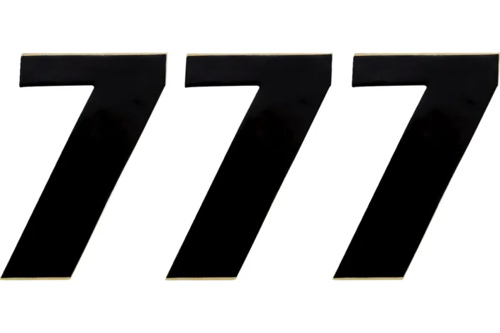 NUMBER MSE 7 4.5 BLACK