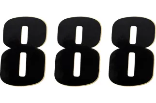 NUMBER MSE 8 4.5 BLACK