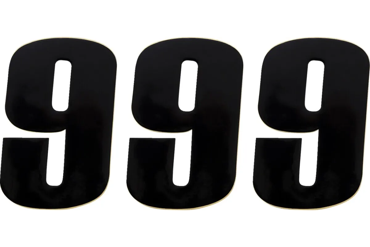 NUMBER MSE 9 4.5 BLACK