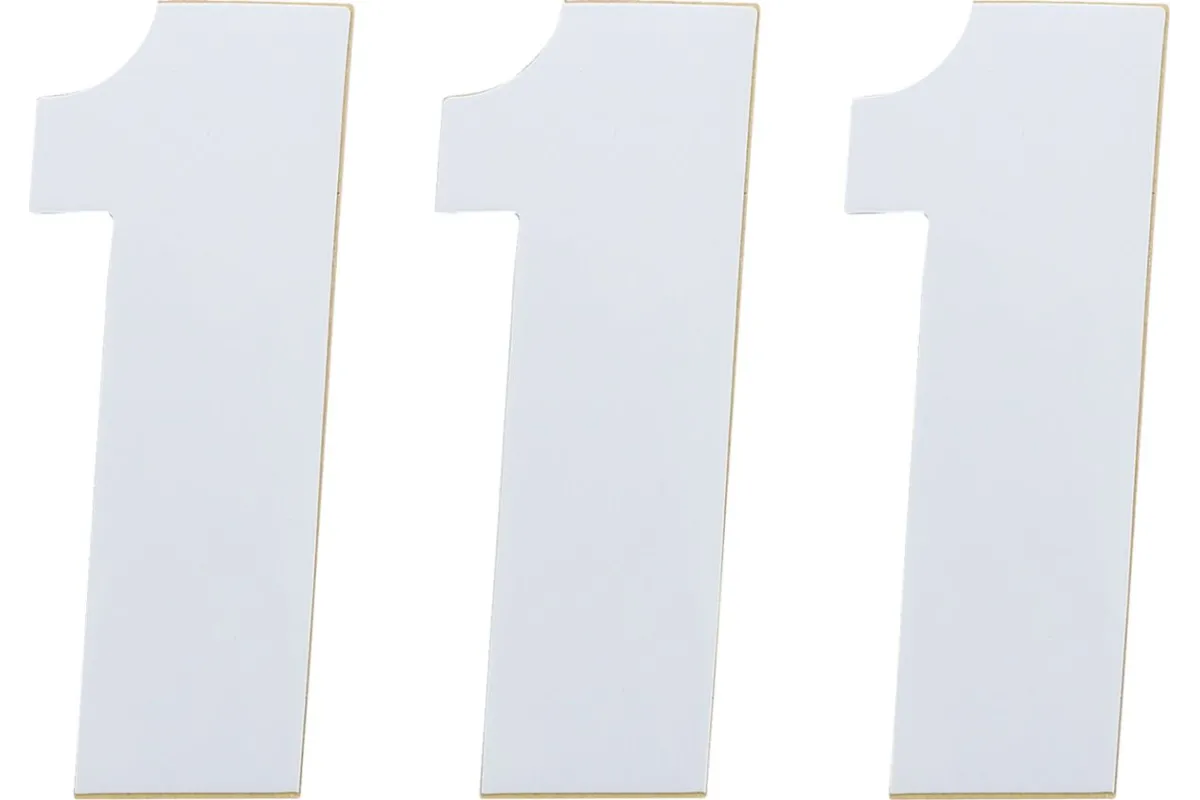 NUMBER MSE 1 4.5 WHITE