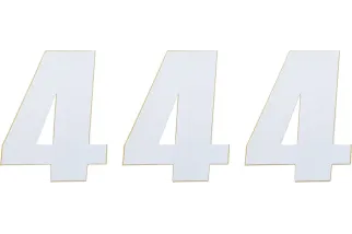 NUMBER MSE 4 4.5 WHITE