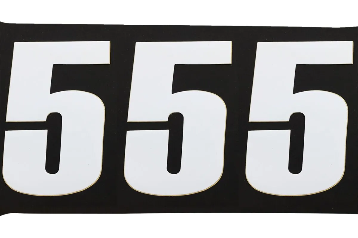 NUMBER MSE 5 4.5 WHITE