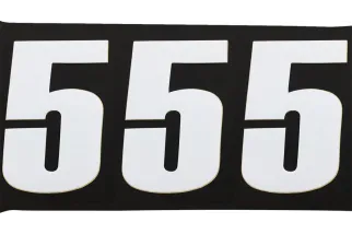NUMBER MSE 5 4.5 WHITE
