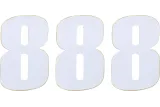 NUMBER MSE 8 4.5 WHITE