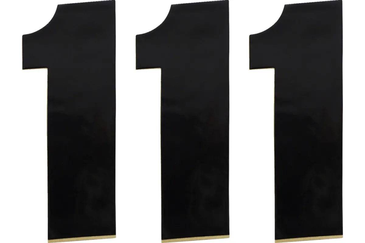 NUMBER MOOSE 1 6 BLACK