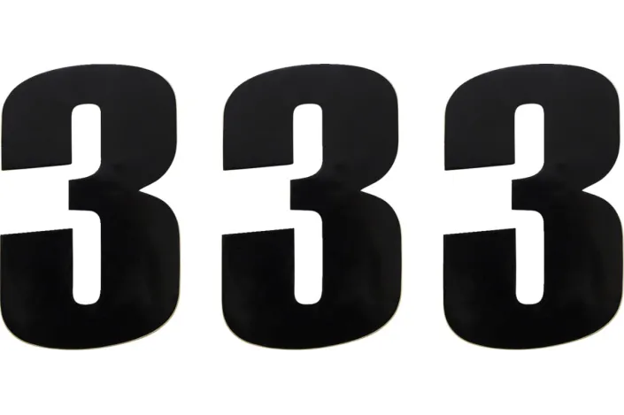 NUMBER MOOSE 3 6 BLACK