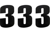 NUMBER MOOSE 3 6 BLACK
