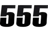 NUMBER MOOSE 5 6 BLACK