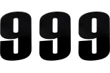 NUMBER MOOSE 9 6 BLACK