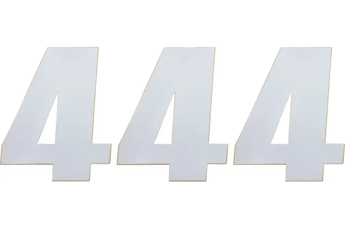 NUMBER MOOSE 4 6 WHITE