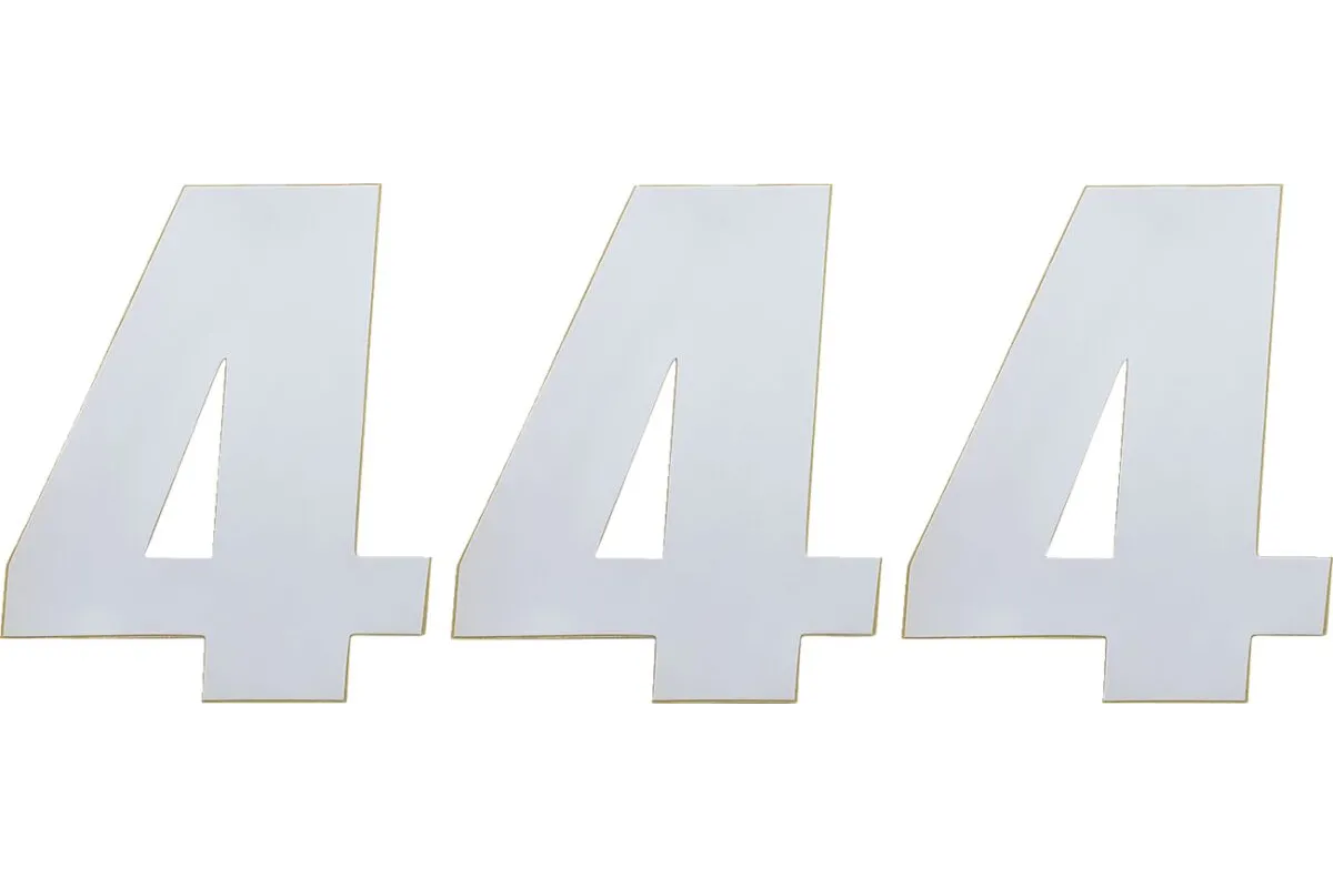 NUMBER MOOSE 4 6 WHITE