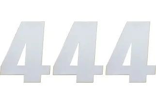 NUMBER MOOSE 4 6 WHITE