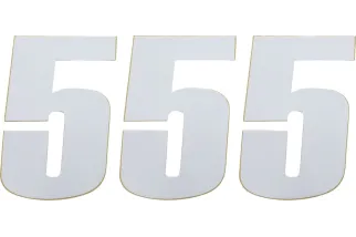 NUMBER MOOSE 5 6 WHITE