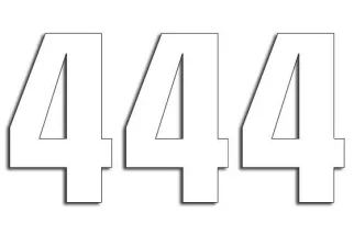 NUMBER 4 16X7.5CM WH