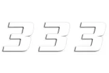 NUMBER 3 16x20CM WH