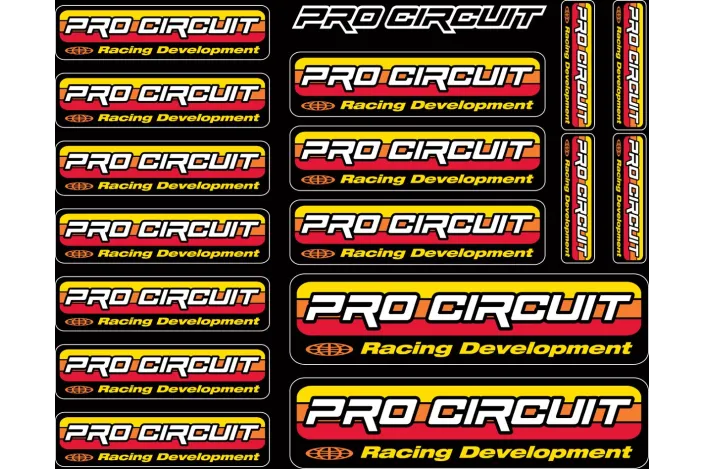 PRO CIRC LOGO DECAL SHEET