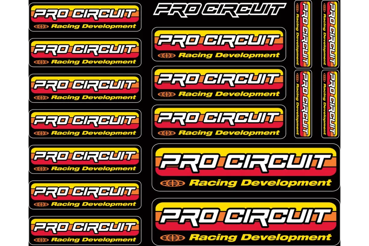 PRO CIRC LOGO DECAL SHEET
