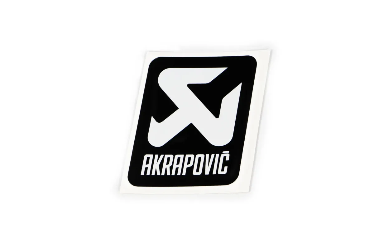 STICKER AKRAPOVIC VERT 75