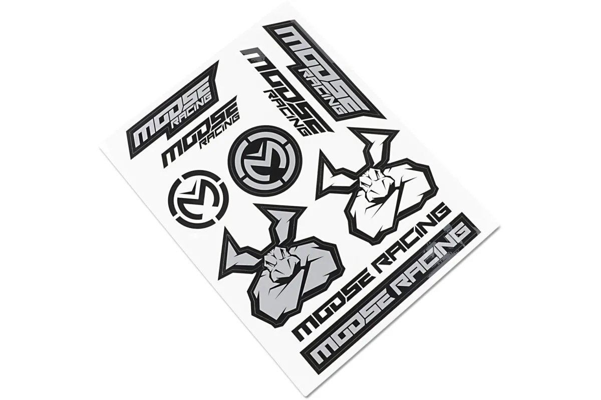 DECAL SHEET MOOSE BK/SILV