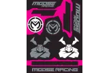 DECAL SHEET MOOSE BK/SILV
