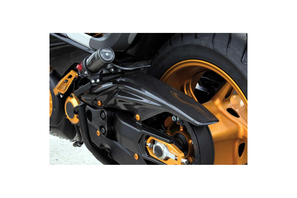 Carter de courroie LIGHTECH carbone brillant